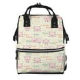 thumbnail image 1 of Fuzoiu Pigs Sleep Print Diaper Bag Backpack,Baby Essentials Travel Tote,Multi function Waterproof Diaper Bag, Travel Essentials Baby Bag - Unisex, 1 of 6