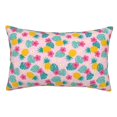 thumbnail image 1 of Fuzoiu Pineapple And Leaves Print Fuzzy Pillowcases, Super Soft Pillow Case Cover with Zipper for Bedroom, Sofa, Couch,Cozy Pillow Shams for All Seasons-20"x30", 1 of 6