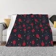 thumbnail image 1 of Fuzoiu Ping Pong Print Flannel Blanket,Throw Blanket,Flannel Home Decor,Fleece Bed Blankets,Cozy Soft Blanket for Bed, Sofa, Camping, and Travel-60"x50", 1 of 6
