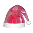 thumbnail image 1 of Fuzoiu Pink Balloon Puppy Art Print Santa Hat Christmas Hat for kids,Santa Hats with Pompom, Unisex Xmas Holiday Hat for Christmas New Year Festive Party Supplies, 1 of 6