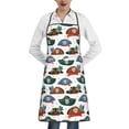 thumbnail image 1 of Fuzoiu Pirate Hats Print Kitchen Cooking Aprons,Kitchen Cooking BBQ Aprons,Chef Apron with 2 Pockets for Men Women,Art Aprons for Painting Pottery Ceramics, 1 of 7