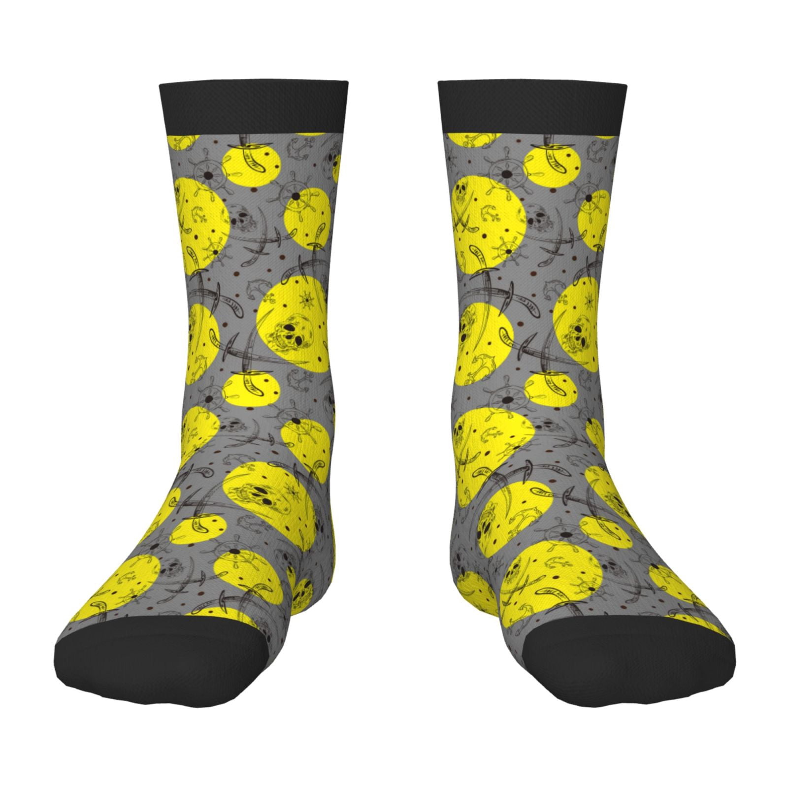 Fuzoiu Pirate Skulls Print Kids Socks For Boys Girls,Grip Crew Socks ...