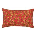 thumbnail image 1 of Fuzoiu Pizza Cartoon Print Fuzzy Pillowcases, Super Soft Pillow Case Cover with Zipper for Bedroom, Sofa, Couch,Cozy Pillow Shams for All Seasons-16"x24", 1 of 6