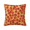 thumbnail image 1 of Fuzoiu Pizza Print Square Pillow Cover,Hidden Zipper Design,Luxury Square Pillow Case, Throw Pillow,Couch Cushion-12"x12", 1 of 7