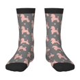 thumbnail image 1 of Fuzoiu Poodle Dog Print Kids Socks For Boys Girls,Grip Crew Socks with Non Slip,Lightweight Stretch Crew Socks,Toddlers Crew Boot Socks, 1 of 5