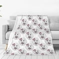 thumbnail image 1 of Fuzoiu Poodle Dog Print Ultra-Soft Micro Fleece Blanket,All Seasons Flannel Throw, Lightweight Blanket for Bed, Sofa, Couch, Movie Night, Camping, and Travel-50"x40", 1 of 7