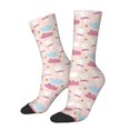 thumbnail image 1 of Fuzoiu Poodle In Ballet Skirts Dancing Print Athletic Crew Socks for Men & Women,Casual Crew Socks,Above Ankle Crew Socks for Business, Casual, 1 of 6