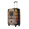 thumbnail image 1 of Fuzoiu Pug dog Yoga Print Suitcase Cover,Washable Luggage Covers for Suitcase,Elastic Luggage Protector Cover,Scratch Resistant Travel Suitcase Covers-Medium, 1 of 7