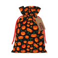thumbnail image 1 of Fuzoiu Pumpkin Fallen Leaves Print Christmas Gift Bag,Burlap Gift Bag with Drawstring Closure & Hang Tag,Perfect for Holidays, Birthdays, and Special Occasions-Medium, 1 of 7