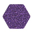 thumbnail image 1 of Fuzoiu Purple Leopard Print Leather Coasters Set,Drink Coasters Set of 6,for Tabletop Protection, Durable PVC Coasters,Home Décor and Housewarming Gift,Hexagon, 1 of 7