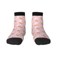 thumbnail image 1 of Fuzoiu Rabbit And Carrot Print Adult Socks, Crew Moisture-wicking Socks, Unisex Cushion Crew Socks,Casual Sports Ankle Socks, 1 of 7
