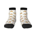 thumbnail image 1 of Fuzoiu Rabbit And Carrot Print Adult Socks, Crew Moisture-wicking Socks, Unisex Cushion Crew Socks,Casual Sports Ankle Socks, 1 of 7