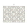 thumbnail image 1 of Fuzoiu Rabbit And Heart Print Absorbent, Reversible Microfiber Dish Drying Mat for Kitchen, Dish Drying Pad for Dishes, Utensils, Pots and Pans, Extra Large 18 Inch x 24 Inch, 1 of 7
