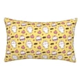 thumbnail image 1 of Fuzoiu Rabbit Hunger Print Pillow Case with Hidden Zipper,Pillow Covers,Soft and Comfortable Pillowcase-16"x24", 1 of 6