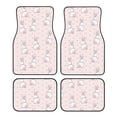 thumbnail image 1 of Fuzoiu Rabbit Print Carpet Floor Mats for Car,Car Foot Mat Set,Universal Fit 4 Piece Mat Pad Set,Fits Most Cars Trucks Vans Sedans SUV Auto Carpet Mat Se, 1 of 7