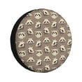 thumbnail image 1 of Fuzoiu Raccoon Print Universal Spare Tire Cover with Buckle Strap, Waterproof Wheel Covers for Jeep, Trailer, RV, Truck and All Car-14 inch, 1 of 6