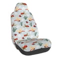 thumbnail image 1 of Fuzoiu Ragonfly And Ladybug Print Elastic Car Seat Covers, Seat Cover Protector,Universal Fit Interior Covers for Most Cars,Washable Seat Cover Non Slip for SUV,Sedan,Van, 1 of 5