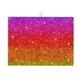 thumbnail image 1 of Fuzoiu Rainbow Glitter Print Absorbent, Reversible Microfiber Dish Drying Mat for Kitchen, Dish Drying Pad for Dishes, Utensils, Pots and Pans, Extra Large 18 Inch x 24 Inch, 1 of 7
