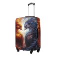 thumbnail image 1 of Fuzoiu Red And White Fire Bird Print Suitcase Cover,Washable Luggage Covers for Suitcase,Elastic Luggage Protector Cover,Scratch Resistant Travel Suitcase Covers-X-Large, 1 of 7