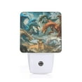 thumbnail image 1 of Fuzoiu Red Blue Dragon Battle Epic Print Dusk to Dawn LED Night Light with Light Sensor, Energy-Efficient Touch-Safe Night Lamp for Home, Office, and Kids' Rooms-EU, 1 of 7