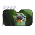 thumbnail image 1 of Fuzoiu Red-Eyed Tree Frog Print Car Windshield Sunshade,Foldable Reflective Sun Visor,Windshield Sun Shade,UV Rays Sun Visor Shade,Auto Front Sun Shield Shade-Small, 1 of 8