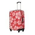 thumbnail image 1 of Fuzoiu Red Hibiscus Flower Print Suitcase Cover,Washable Luggage Covers for Suitcase,Elastic Luggage Protector Cover,Scratch Resistant Travel Suitcase Covers-Large, 1 of 7