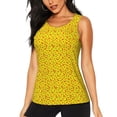 thumbnail image 1 of Fuzoiu Red Hot Chilly Print Women's Workout Tank Top,Athletic Racerback Sports Tank,Tops Sleeveless Running Loose Fit Yoga Tops,Active Shirts for Yoga, Running, and Gym-Large, 1 of 7