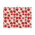 thumbnail image 1 of Fuzoiu Red Strawberry Print Absorbent, Reversible Microfiber Dish Drying Mat for Kitchen, Dish Drying Pad for Dishes, Utensils, Pots and Pans, Extra Large 18 Inch x 24 Inch, 1 of 7