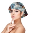 thumbnail image 1 of Fuzoiu Red Train Hot Air Balloon Print Adult’s Satin Sleeping Cap,Satin Bonnet,Silk Bonnet,Hair Bonnet for Sleeping,Hair Bonnets for Women Curly Natural Hair, 1 of 6