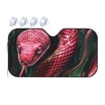 thumbnail image 1 of Fuzoiu Red Viper Jungle Intensity Print Car Windshield Sunshade,Foldable Reflective Sun Visor,Windshield Sun Shade,UV Rays Sun Visor Shade,Auto Front Sun Shield Shade-Small, 1 of 8