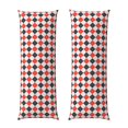 thumbnail image 1 of Fuzoiu Red and black argyle Print Body Pillowcase 20x54 in,Long Pillow Case, Microfiber Body Pillow Cover, Soft and Breathable Pillowcase, 1 of 7