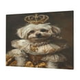 thumbnail image 1 of Fuzoiu Regal Dog In Royal Attire Print Canvas Wall Decorative,Modern Artwork Picture Decor Painting,Living Room Bedroom Home Office,Framed Hangable Decorative Artwork Size 30x40, 1 of 6