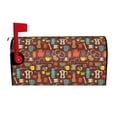 thumbnail image 1 of Fuzoiu Retro Coffee Print Decorative Waterproof Mailbox Cover,Welcome Magnetic Mailbox Cover, Post Letter Box Wrap Cover for Outdoor Decor -25.5x21 in, 1 of 8