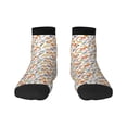 thumbnail image 1 of Fuzoiu Retro Floral Print Adult Socks, Crew Moisture-wicking Socks, Unisex Cushion Crew Socks,Casual Sports Ankle Socks, 1 of 7