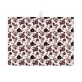 thumbnail image 1 of Fuzoiu Retro Red Black Roses Print Absorbent, Reversible Microfiber Dish Drying Mat for Kitchen, Dish Drying Pad for Dishes, Utensils, Pots and Pans, Extra Large 18 Inch x 24 Inch, 1 of 7