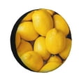 thumbnail image 1 of Fuzoiu Ripe Yellow Lemon Print Universal Spare Tire Cover with Buckle Strap, Waterproof Wheel Covers for Jeep, Trailer, RV, Truck and All Car-17 inch, 1 of 6