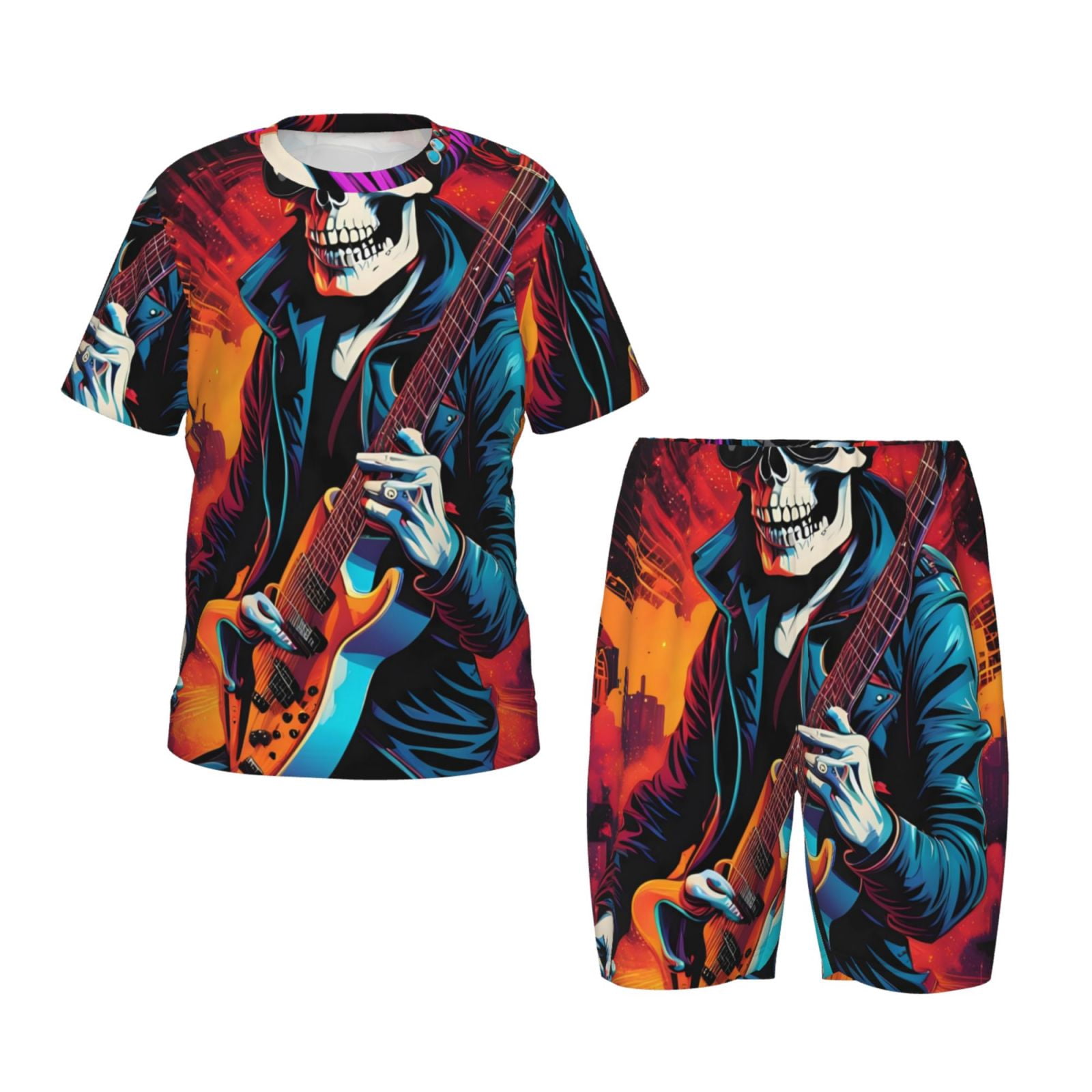 2 Piece Boys Rock N Roll Pajamas