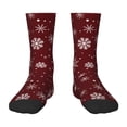 thumbnail image 1 of Fuzoiu Romantic white snowflakes Print Kids Socks For Boys Girls,Grip Crew Socks with Non Slip,Lightweight Stretch Crew Socks,Toddlers Crew Boot Socks, 1 of 5