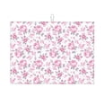 thumbnail image 1 of Fuzoiu Rose Flowers Print Absorbent, Reversible Microfiber Dish Drying Mat for Kitchen, Dish Drying Pad for Dishes, Utensils, Pots and Pans, Extra Large 18 Inch x 24 Inch, 1 of 7