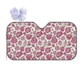 thumbnail image 1 of Fuzoiu Rose Flowers Print Car Windshield Sun Shade,Block Uv Rays Sunshade,Foldable Front Window Sun Visor Protector for Car,SUV,Truck-Keep Vehicle Cool-Rose Flowers, 1 of 8
