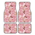 thumbnail image 1 of Fuzoiu Rose Flowers Print Carpet Floor Mats for Car,Car Foot Mat Set,Universal Fit 4 Piece Mat Pad Set,Fits Most Cars Trucks Vans Sedans SUV Auto Carpet Mat Se, 1 of 7