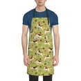 thumbnail image 1 of Fuzoiu Running Beagle Print Adjustable Waterproof Apron with Pockets,Waterproof Apron for Cooking, Gardening, and Art Projects, 1 of 8