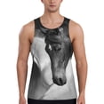 thumbnail image 1 of Fuzoiu Running horses Men's Workout Tank Tops,Sleeveless Gym Shirt Quick Dry,Fitness Bodybuilding T-Shirt,Muscle Athletic Workout Tee-3X-Large, 1 of 7