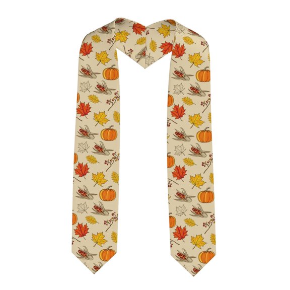 Fuzoiu Rustic Harvest Time Print Graduation Sash,Graduation Stole,Unisex Adult Graduation Stole Shawl 91" Long,for Academic Commencements Shawl-Sharp Corner