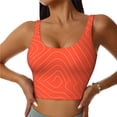thumbnail image 1 of Fuzoiu Salmon Fish Meat Print Women's Sports Vest,U-Back Sports Tank,Gym Vests,Athletic Sleeveless Shirts,Exercise Undershirts,Yoga, Gym, and Dance Wear-XX-Large, 1 of 8