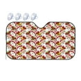thumbnail image 1 of Fuzoiu Santa Claus bells Snowman Print Car Windshield Sunshade,Foldable Reflective Sun Visor,Windshield Sun Shade,UV Rays Sun Visor Shade,Auto Front Sun Shield Shade-Medium, 1 of 8
