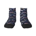 thumbnail image 1 of Fuzoiu Sardine Print Adult Socks, Crew Moisture-wicking Socks, Unisex Cushion Crew Socks,Casual Sports Ankle Socks, 1 of 7