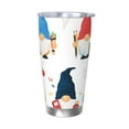 thumbnail image 1 of Fuzoiu School Cute Gnomes Print 20oz Tumbler, Stainless Steel Vacuum Insulated Car Cup, Insulated Coffee Mug,Travel Mug with Lid,Thermal Cup for Outdoor-Without Straw, 1 of 8