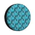 thumbnail image 1 of Fuzoiu Seahorse Print Universal Spare Tire Cover with Buckle Strap, Waterproof Wheel Covers for Jeep, Trailer, RV, Truck and All Car-17 inch, 1 of 6