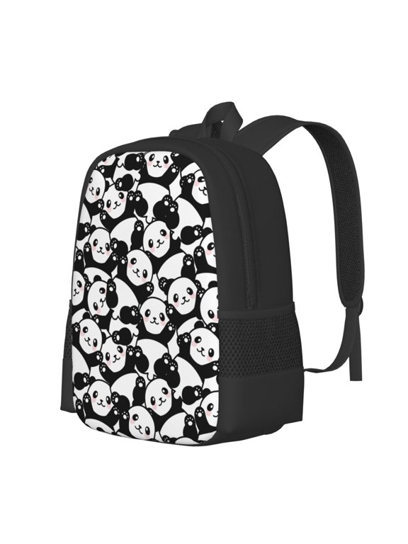 Seamless Pattern Cute Panda Print Large Capacity Backpack,Travel Backpack,Laptop Bag,College School Rucksack Bag,for School, Travel & Outdoor Activities